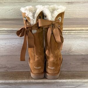 Koolaburra by UGG Andrah tall suede boots in chestnut